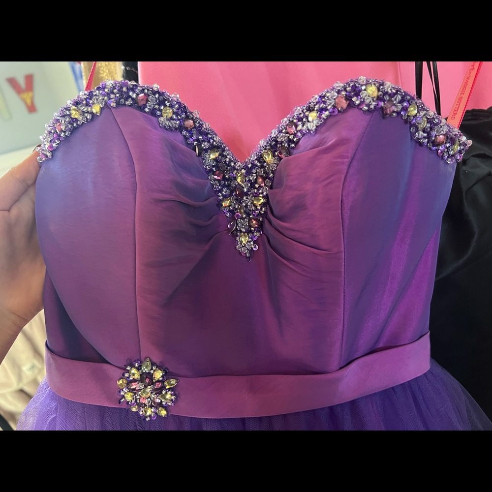 purple prom/homecoming/pageant cocktail dress